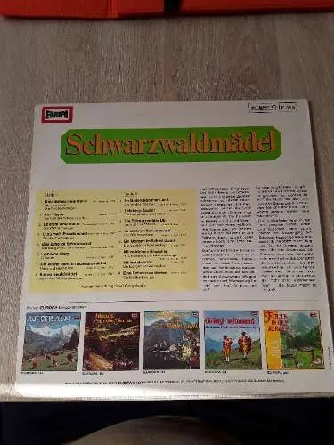 EUROPA Vinyl LP Horst Jankowski Schwarzwaldmädel Schlager Schwarzwaldfahrt