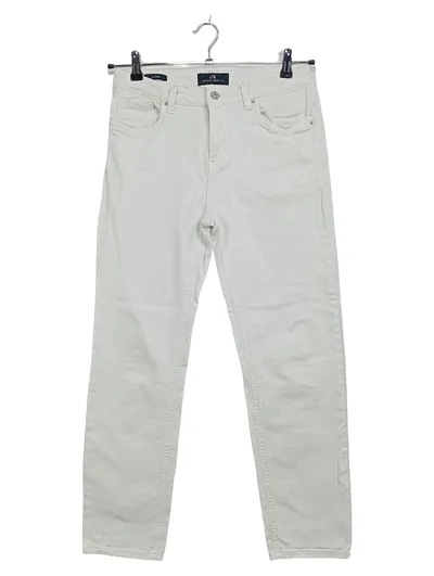LTB Lina Damen Jeans Straight Leg Weiß W28 L27 Slim Fit Hose