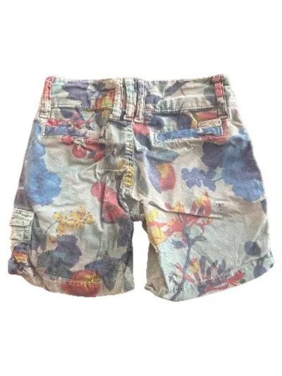 GAUDI Teen Mädchen Cargo Shorts Blumenmuster Gr. 104 Mehrfarbig