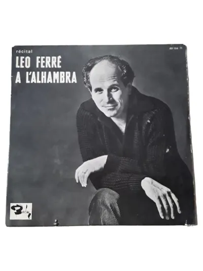 Léo Ferré à l'Alhambra Récital Vinyl LP Barclay 80 164 Chanson