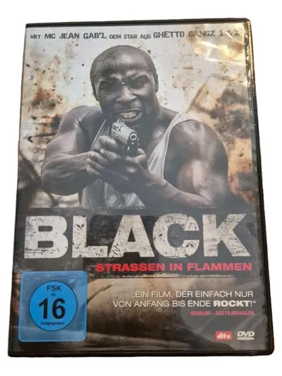 Black - Strassen in Flammen DVD MC Jean Gab'1 Actionfilm FSK 16
