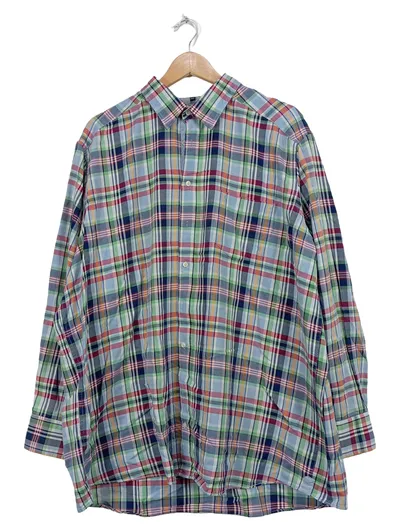 MARVELIS Herren Freizeithemd Kariert Baumwolle Gr. XXL Mehrfarbig