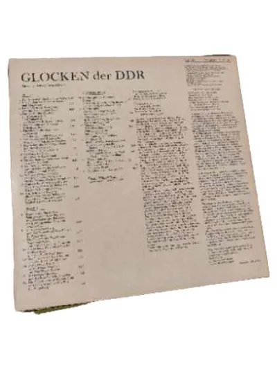 Glocken der DDR - ETERNA Vinyl LP Schallplatte Kirchenglocken