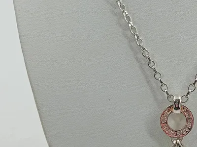 Thomas Sabo Charm Club Halskette Silber Ananas Blume Anhänger Damen