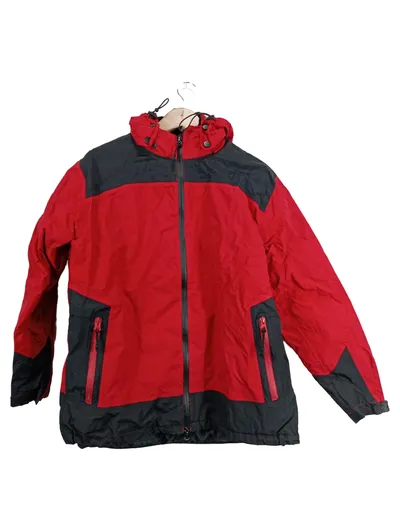 Engelbert Strauss Outdoorjacke Herren XL Rot Funktionsjacke Kapuze