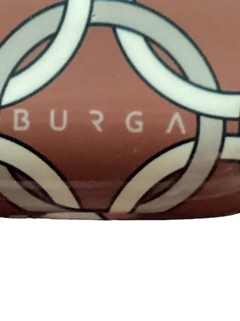 BURGA AirPods Pro Hülle Etui Kunststoff Braun Geometrisch Klein 3