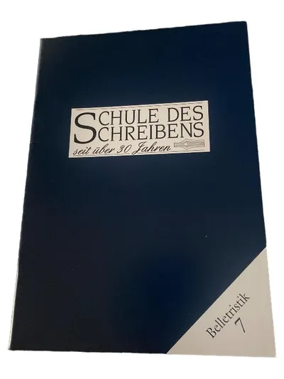 Schule des Schreibens Belletristik 7 Fernstudium Schreibkurs Lehrheft