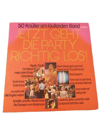 50 Knüller am laufenden Band AMIGA Vinyl LP Schlager Party Hits