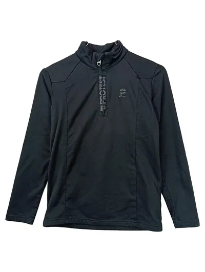 Protest Kinder Langarmshirt Sport Funktionsshirt Schwarz Gr. 140