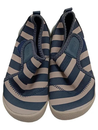 Wheat Kinder Badeschuhe Gr. 26 Blau Beige Gestreift Wasserschuhe