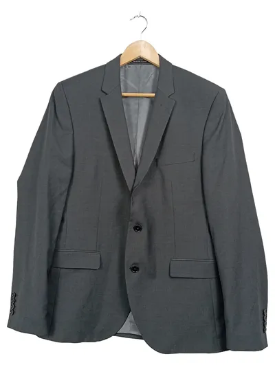 Selected Homme Herren Sakko Gr. 52 Grau Business Anzugjacke Klassisch