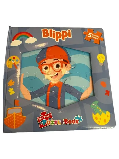 Phidal Blippi Mein erstes Puzzlebuch Kinderbuch 5 Puzzles Activity Buch