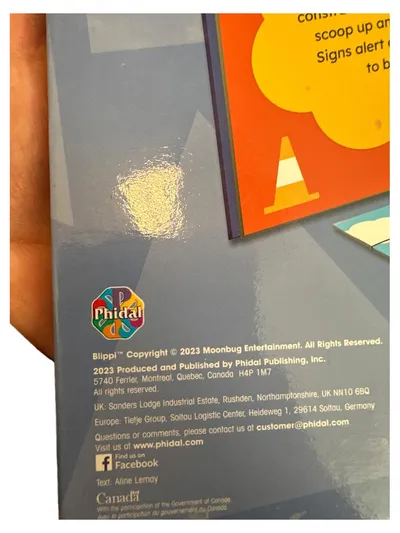Phidal Blippi Mein erstes Puzzlebuch Kinderbuch 5 Puzzles Activity Buch