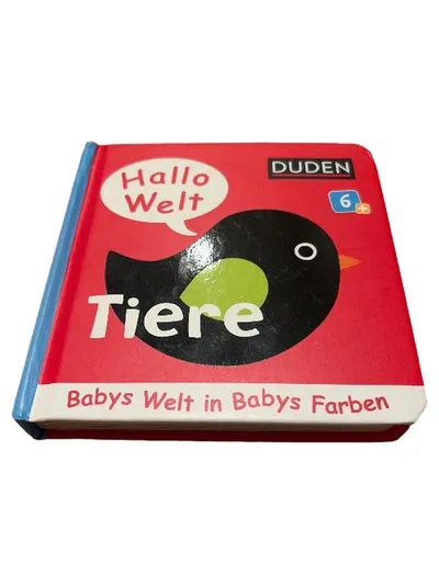 Duden Hallo Welt Tiere Babybuch Babys Welt in Babys Farben ab 6 Monate