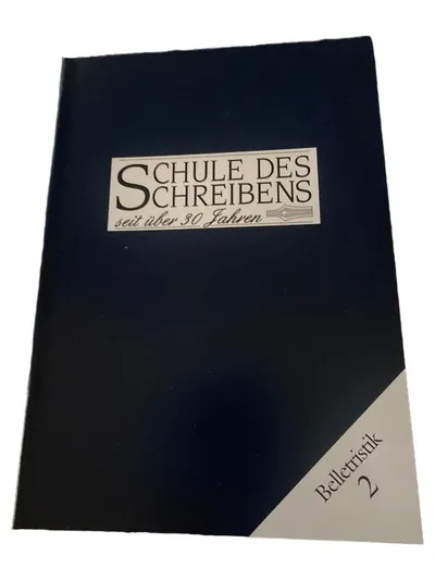 Schule des Schreibens Belletristik Lehrheft 2 Fernkurs Schreiben lernen