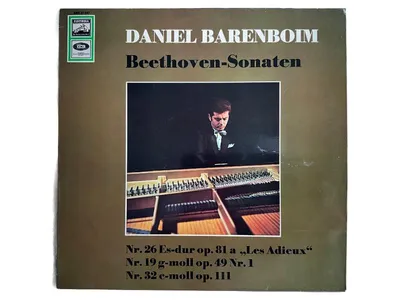 Daniel Barenboim – Beethoven Sonaten Nr. 26, 19, 32 Vinyl LP Electrola Klassik