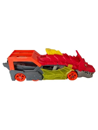 Hot Wheels Drachen-Fahrzeug Spielzeugauto Dragon Launcher Mehrfarbig