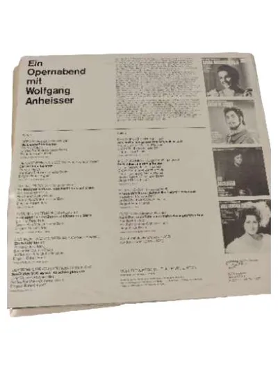 ETERNA Wolfgang Anheisser Opernarien Vinyl LP Klassik DDR 8 26 706