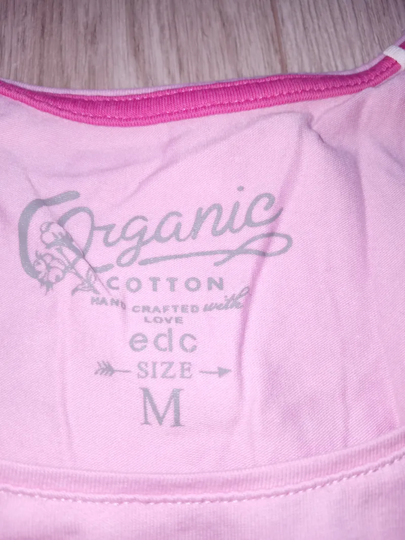 edc by Esprit Damen Tanktop Gr. M Rosa Bio-Baumwolle Basic Top 5