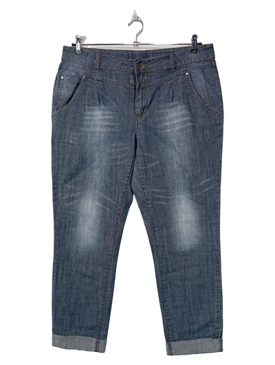 Best Connections Damen Jeans Regular Fit Gr. 44 Blau Used Look