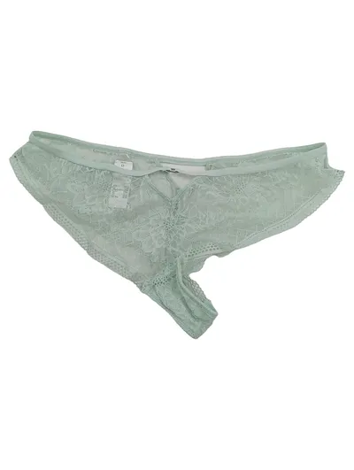 LASCANA Damen Slip Spitze Gr. 40/42 Mint Grün Feminin Dessous