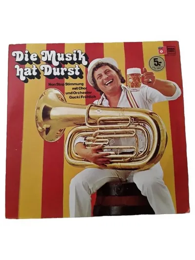 Die Musik hat Durst - Gucki Fröhlich LP Vinyl Schlager Stimmung