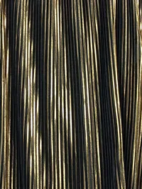 Cotton On Faltenrock Damen L Metallic Gold Gestreift Midirock Party 3