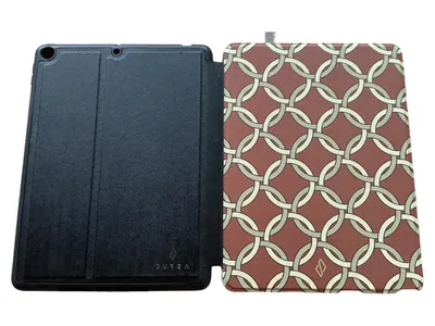 BURGA Tablet Schutzhülle Geometrisch Folio Cover iPad 10 Zoll Mehrfarbig