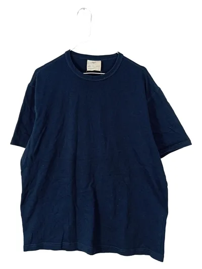 MNG Collection Herren T-Shirt Gr. M Blau Basic Kurzarm Baumwolle Uni