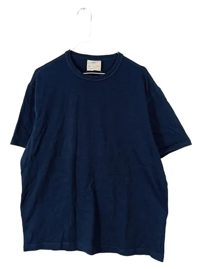 MNG Collection Herren T-Shirt Gr. M Blau Basic Kurzarm Baumwolle Uni