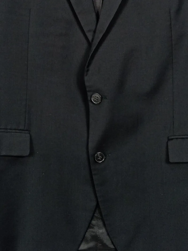 CINQUE Herren Sakko Gr. 50 Schwarz Business Wolle Blazer Jackett 2