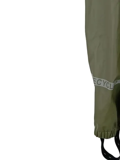 Mikk-Line Regenhose Latzhose Kinder Gr. 98 Oliv Outdoor wasserdicht