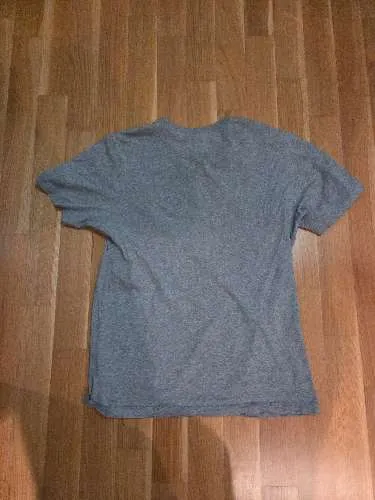 Nike Herren T-Shirt Gr. S Grau Logo Swoosh Sportlich Baumwolle