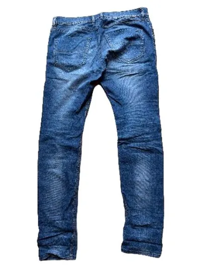 Diesel Herren Jeans Regular Fit W34 L35 Blau Denim Knopfleiste