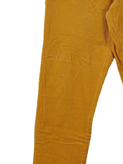 Ulla Popken Cordhose Damen Gr. 44 Gelb Senfgelb Stretch Cord Hose