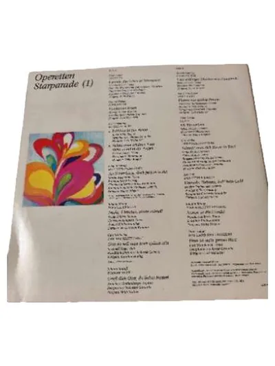 Operetten-Starparade 1 AMIGA LP Vinyl Schallplatte DDR Stereo 8 45 093