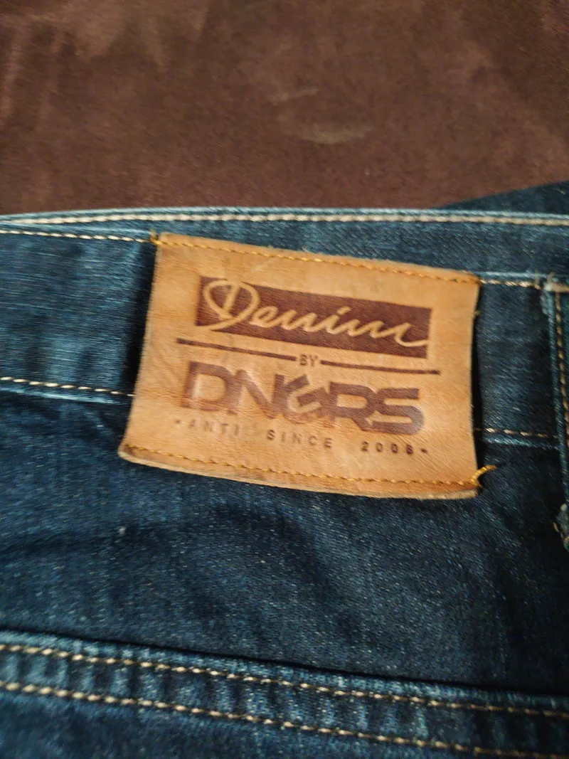 Dangerous DNGRS Jeans Herren Regular Fit W44 Blau Denim Streetwear 7