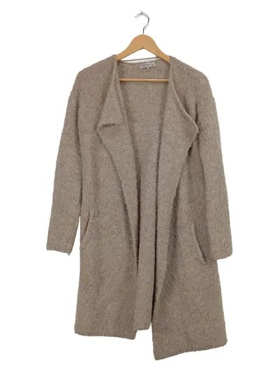Amaryllis Strickjacke Damen Beige Gr. 36/S Wolle Alpaka Langarm Casual