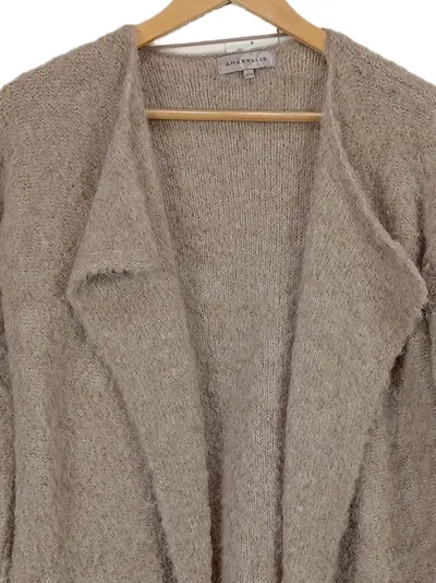 Amaryllis Strickjacke Damen Beige Gr. 36/S Wolle Alpaka Langarm Casual