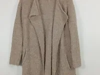Amaryllis Strickjacke Damen Beige Gr. 36/S Wolle Alpaka Langarm Casual 4