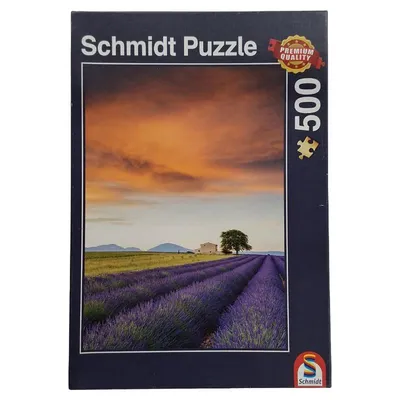 Schmidt Puzzle Lavendelfeld Provence 500 Teile Premium Quality NEU