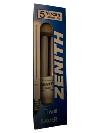Zenith Saver Energiesparlampe E14 11W 550Lm Weiß