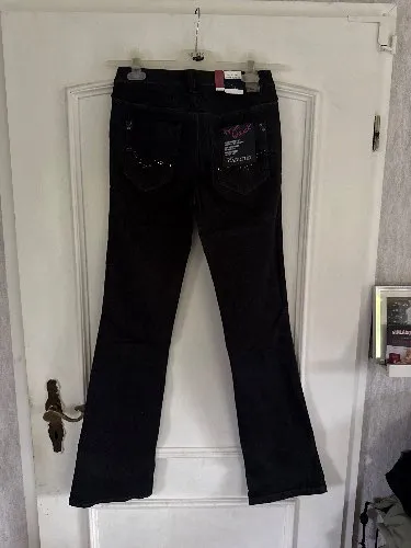 Gardeur Atelier Damen Jeans Straight Leg Gr. 34 Blau Baumwolle NEU