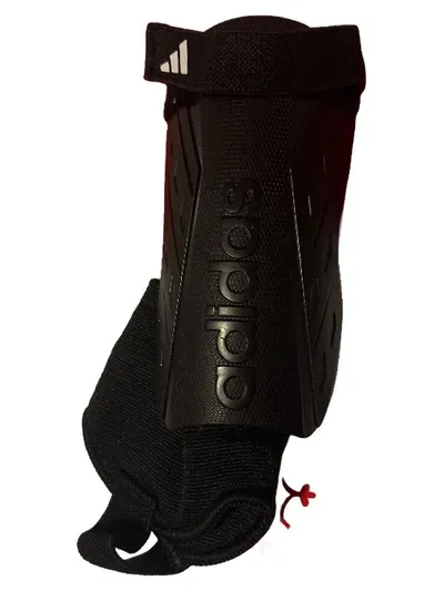 Adidas Schienbeinschoner mit Kompressionsbandage Schwarz Fußball