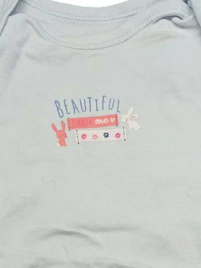 Early Days Baby Body Gr. 62 Blau Beautiful Little Me Häschen