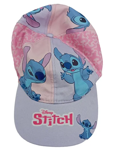 Disney Stitch Kappe Kinder Cap Rosa Blau Gr. 55 Mädchen