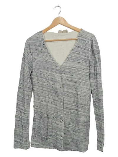ZARA Trafaluc Damen Strickjacke Gr. S grau meliert Cardigan