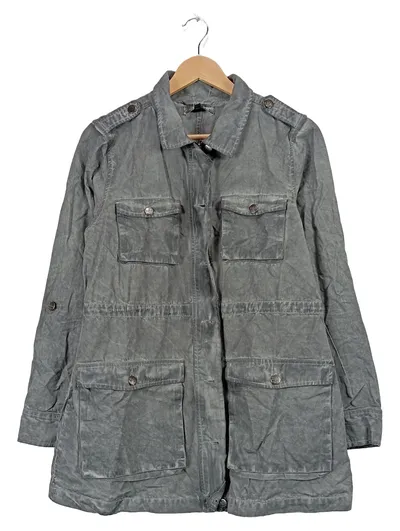 Black Premium by EMP Damen Feldjacke Leichte Jacke Grau Gr. 38, M Casual