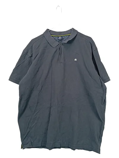 LERROS Poloshirt Herren Kurzarm Baumwolle Grau Gr. 3XL Casual