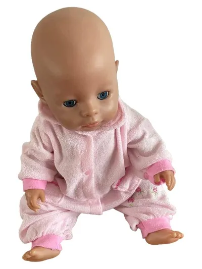 Zapf Creation Baby Born Puppe mit rosa Schlafanzug 42 cm